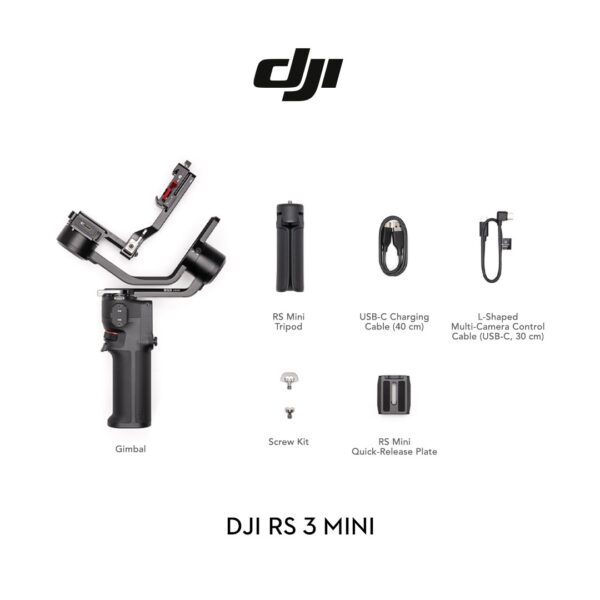 DJI RS 3 Mini Gimbal Stabilizer (DJI Malaysia) (RS3) (Ready Stock)